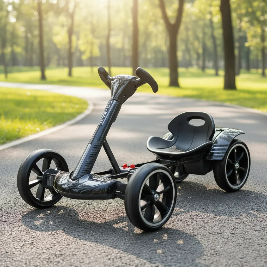 Kart Eléctrico Plegable para Niños de 3 a 6 Años - Imagen de 7