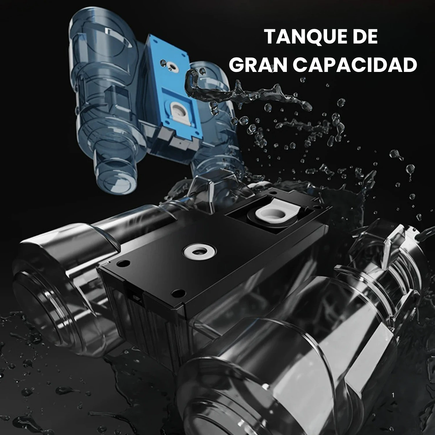 Pistola de Agua Eléctrica con Barril Giratorio y Iluminación LED - Imagen de 3