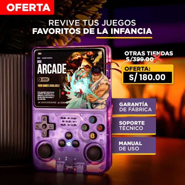 Consola de juegos portátil R36S